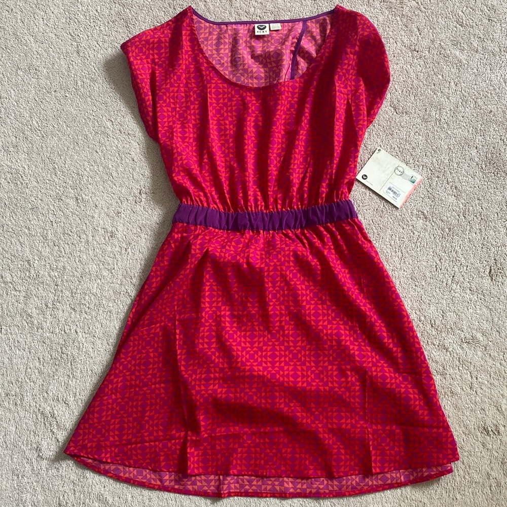 Roxy open back dress NWT